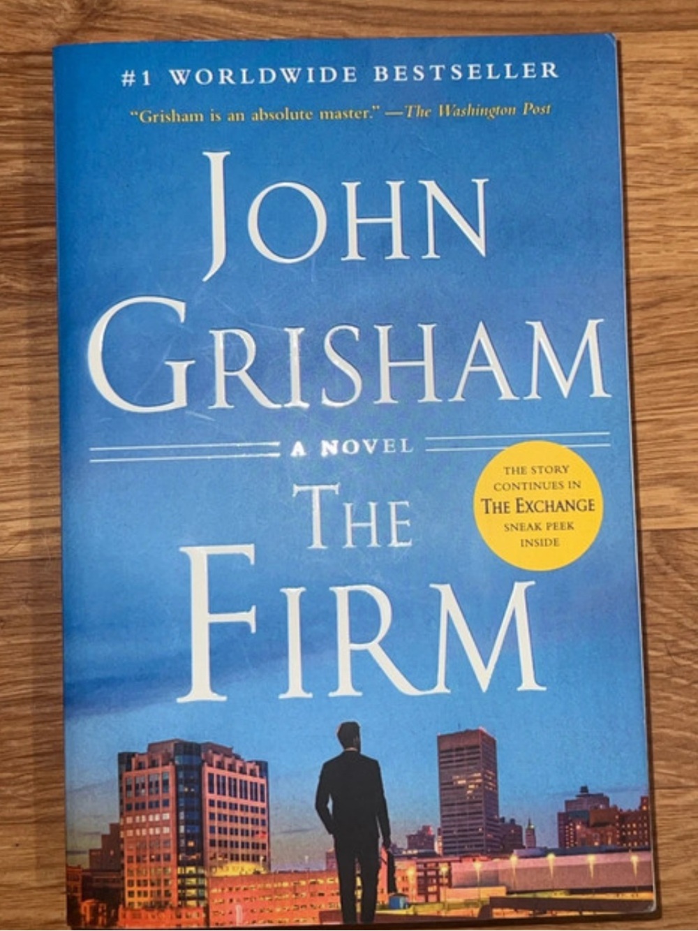 John Grisham "The Firm" Paperback Novel - Blue Cover
